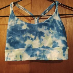 Tie dye sports bra